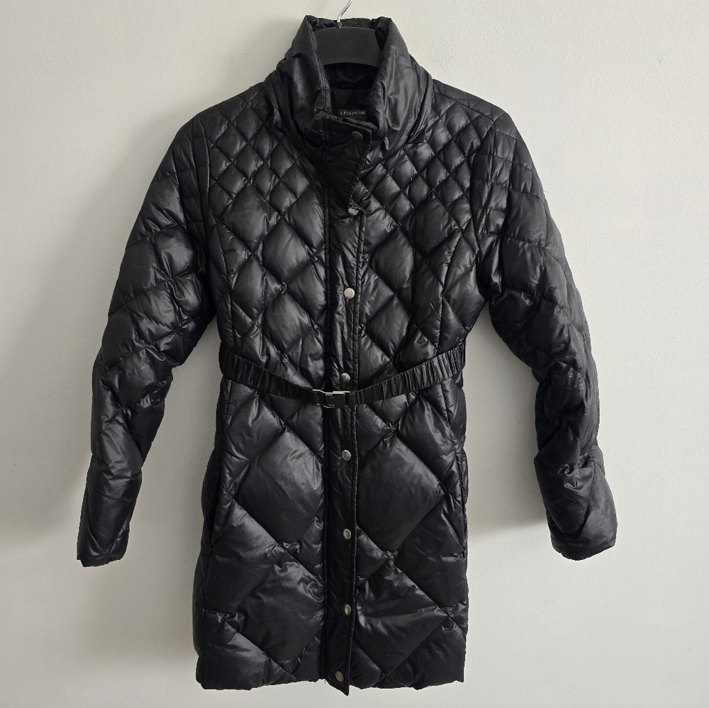 A Pea in the Pod Maternity Blsck Puffer Cost Size Small
